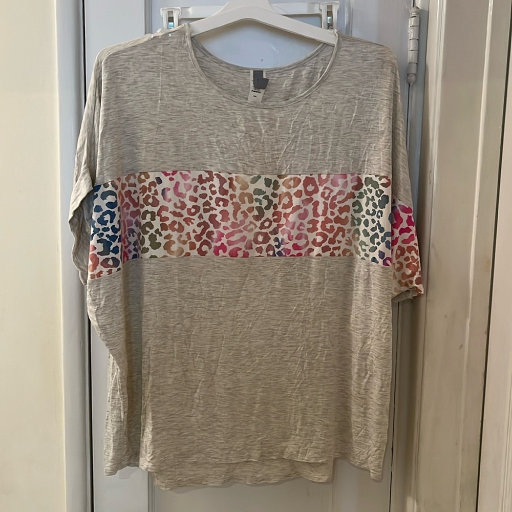 Honeyme cheetah shirt 3XL